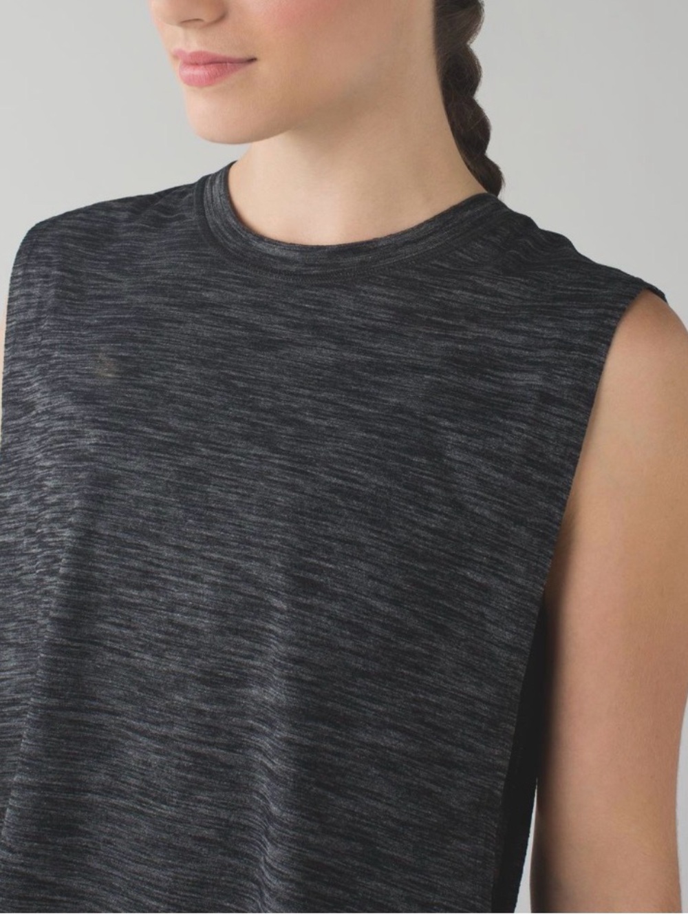 Lululemon Layer Up Dress - Heathered Black - Size 12 - Picture 5 of 14